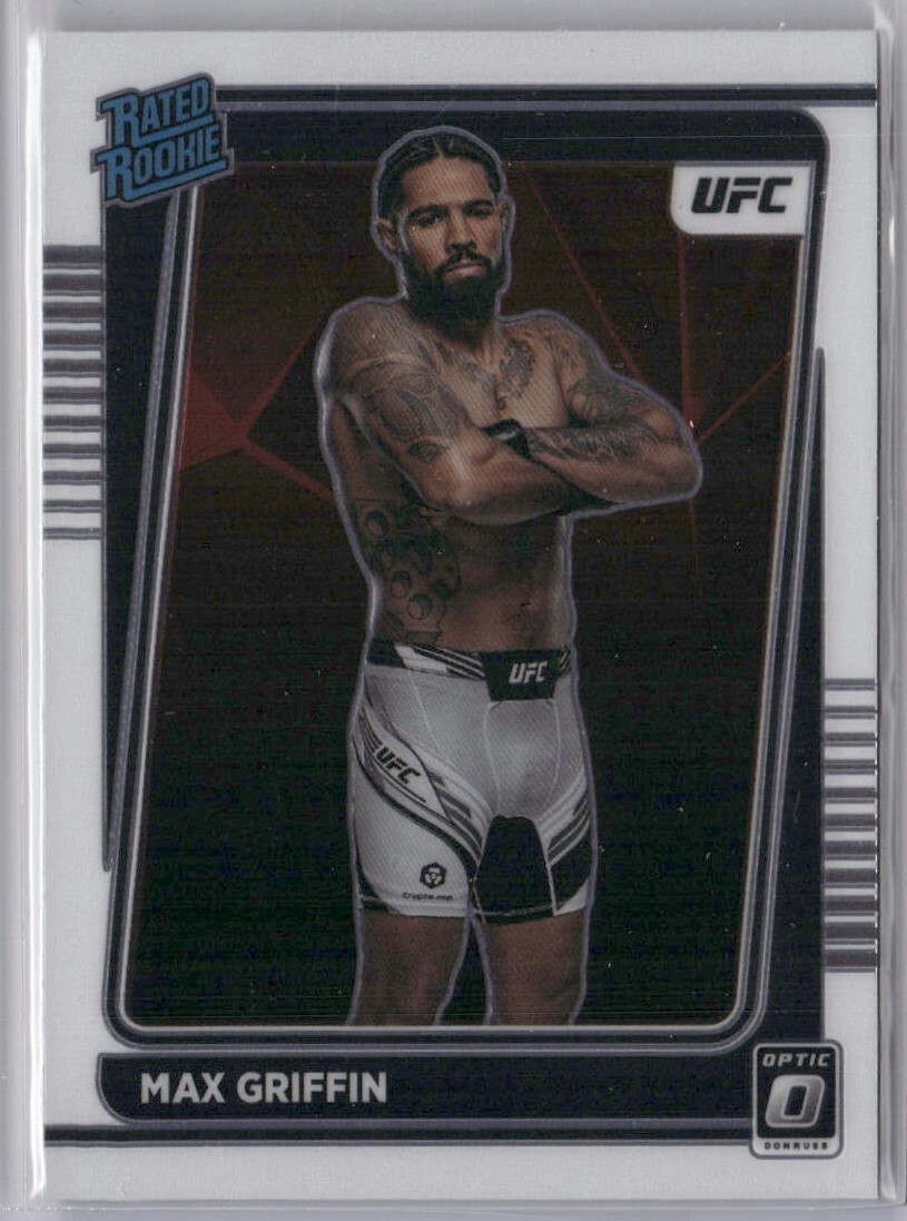 Max Griffin Rookie RC 2022 Panini Donruss Optic UFC Base #119