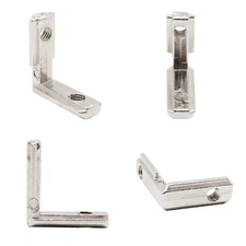 10PCS 2020 Aluminum L Bracket - Heavy Duty Joint Connector for 20x20 Extrusion