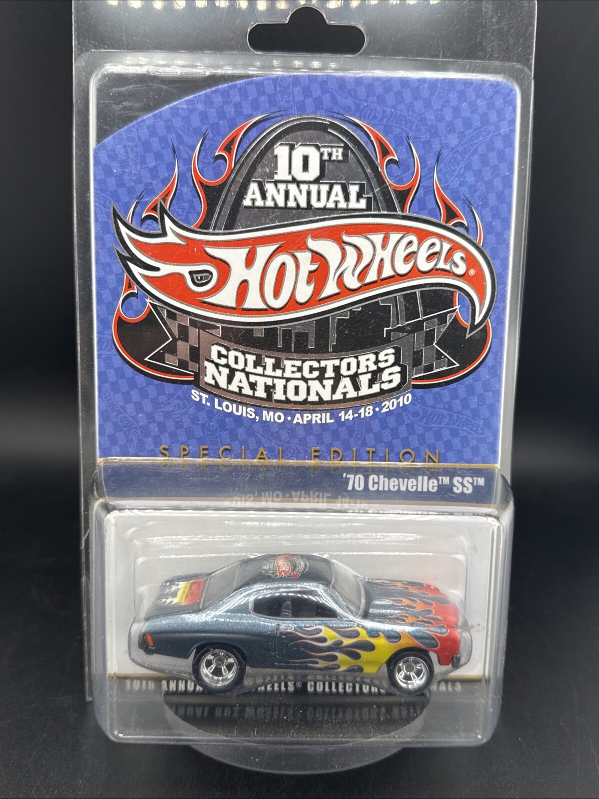 2010 Hot Wheels 10th Nationals Convention gray 70 CHEVELLE SS low #00498/01200