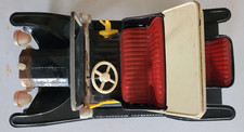 2262 - Vintage 1950's Japan 9"x4.5"x5" Ford Model T Tin Friction Car T-1917B 