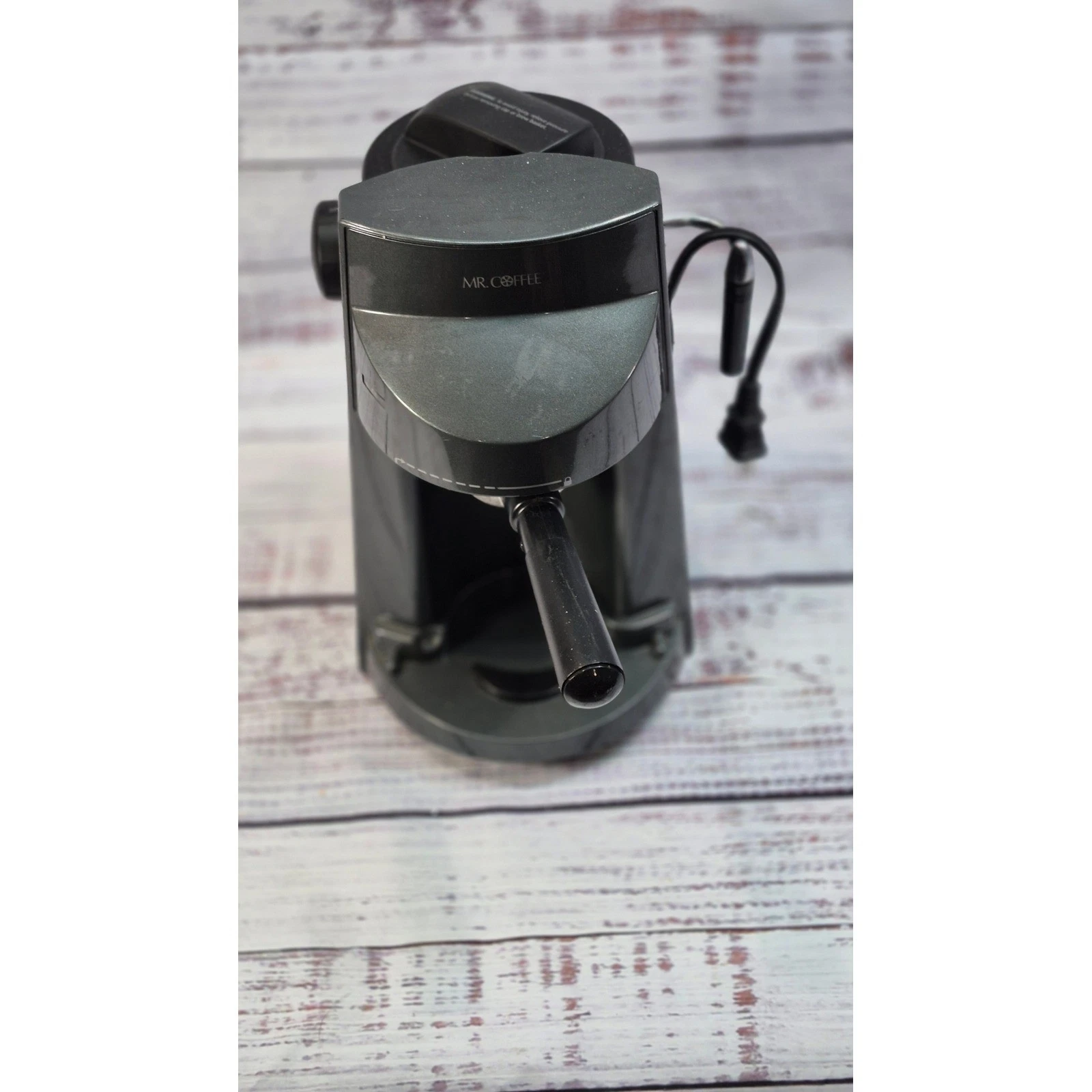Mr. Coffee ECM250 Espresso and Cappuccino Maker Black Steam Machine with Frother