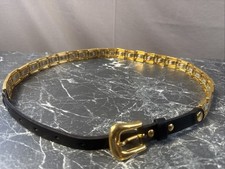 Vintage Milo  s Two Tone Metal Belt Retro