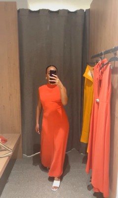 Kleid Orange 