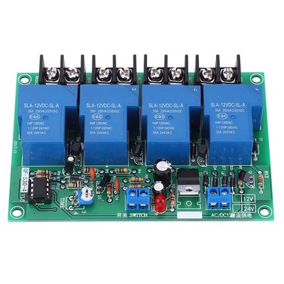 Power Time Sequence Board Adjustable 4 Channel Sequential Controller Module 3...