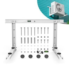 Heavy-Duty Outdoor Mini Split Wall Mount Bracket 550lb Capacity 9000-24000 BTU 