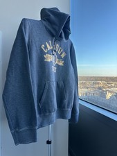 Abercrombie & Fitch Calhoun Creek Gray graphic pullover hoodie. XL Men's