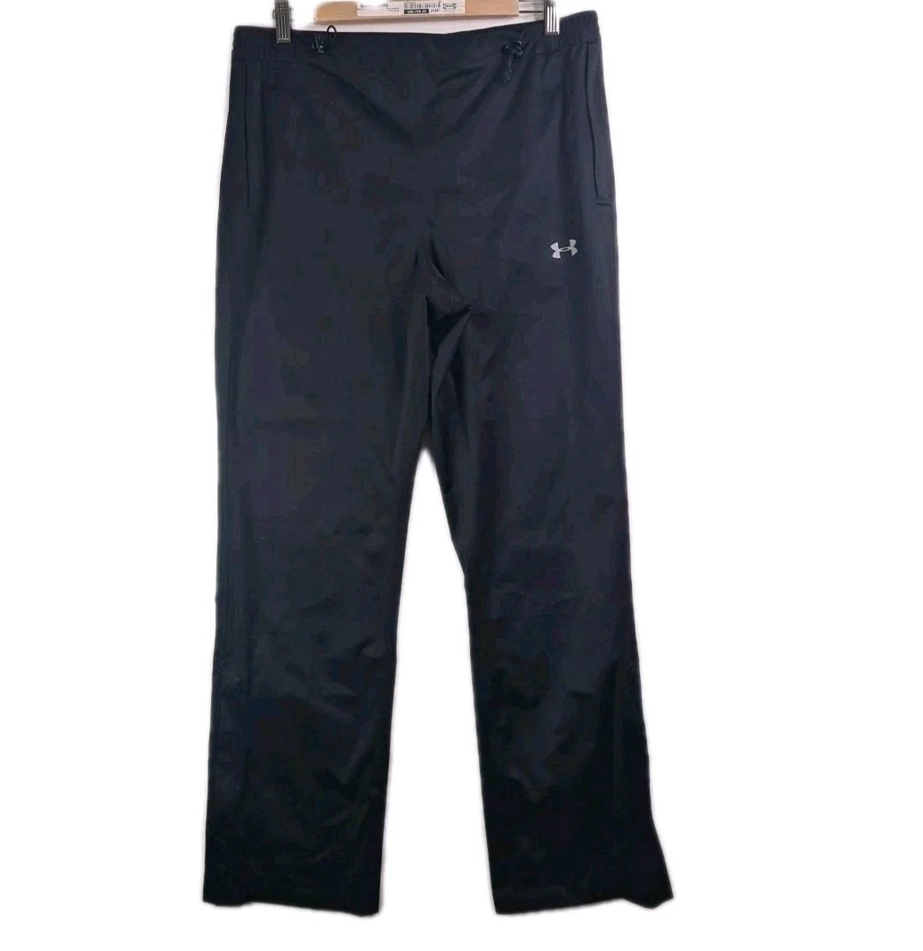 🚨 Under Armour Men's UA Storm Pants Black Running Athletic Sports Zip Size M