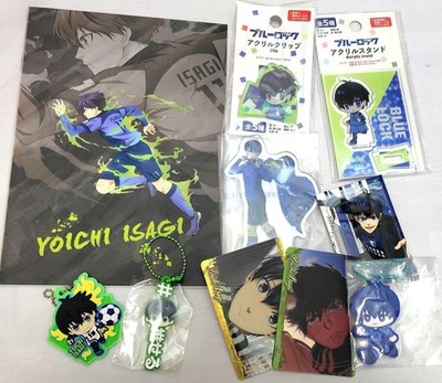 Blue Lock Isagi Yoichi Notebook Acrylic Stand Card Badge Keychain Collectible