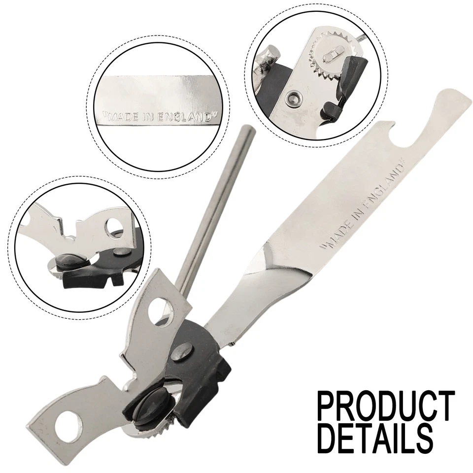 Camping Tool High Quality Food Can Opener 15*5.8cm Canned Plated Metal - Image 4 of 4