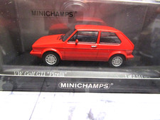 VW Volkswagen Golf MKI 1 GTI Pirelli rot Sondermodell 1983 Minichamps 1:43