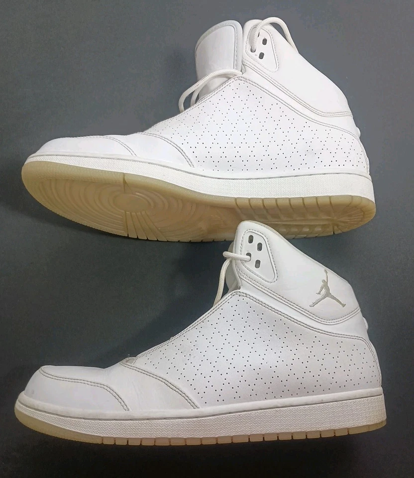 Nike Hombres Jordan 1 Flight 5 881435-100 Blanco Zapatos de Baloncesto Tenis 9.5 Ki2 Foto 2 de 4