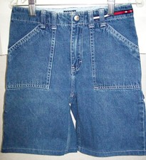 Girl Sz 10: Vintage 2000 TOMMY HILFIGER denim shorts: 5 Pockets