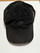 Nike Black Corduroy Adjustable Baseball Cap H...