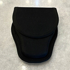 Bianchi PatrolTek Black Handcuff Case Pouch w/ Belt Loop Snap Closure