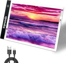 A4 LED Light Pad for Diamond Painting Art Crafts with 3 Brightness Levels