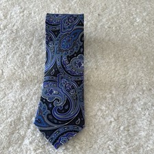 Tie Standard Stylish Men's Blue Paisley Classy