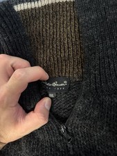 Eddie Bauer Herren Strickpullover 2XL Half-Zi...