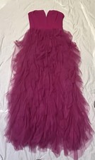 Nuevo con etiquetas Vestido Body Rosa Caliente Tul Talla XL