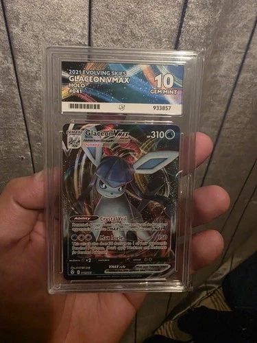 Glaceon VMAX 041/203 - Evolving Skies - ACE Gem Mint 10