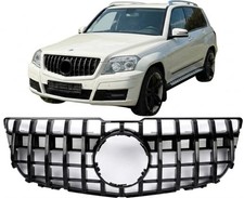 ? Kühlergrill Panamericana AMG GT OPTIK für Mercedes GLK X204 09-12 SCHWARZ ? Kühlergrill Panamericana AMG GT OPTIK für Mercedes GLK X204 09-12 SCHWARZ