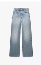 ZARA HIGH-WAISTED - WIDE LEG - FULL LENGTH  Women Size 4 USA 