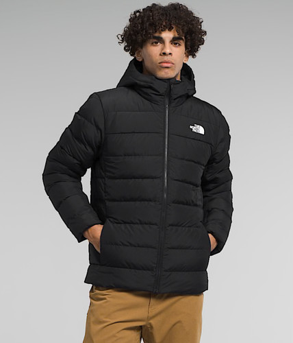 THE NORTH FACE Aconcagua 3 Mens XL Lined Down Hoody Jacket/Coat Black NEW $250