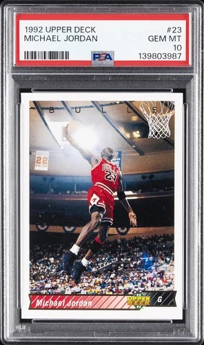 1992 UD #23 MICHAEL JORDAN PSA 10