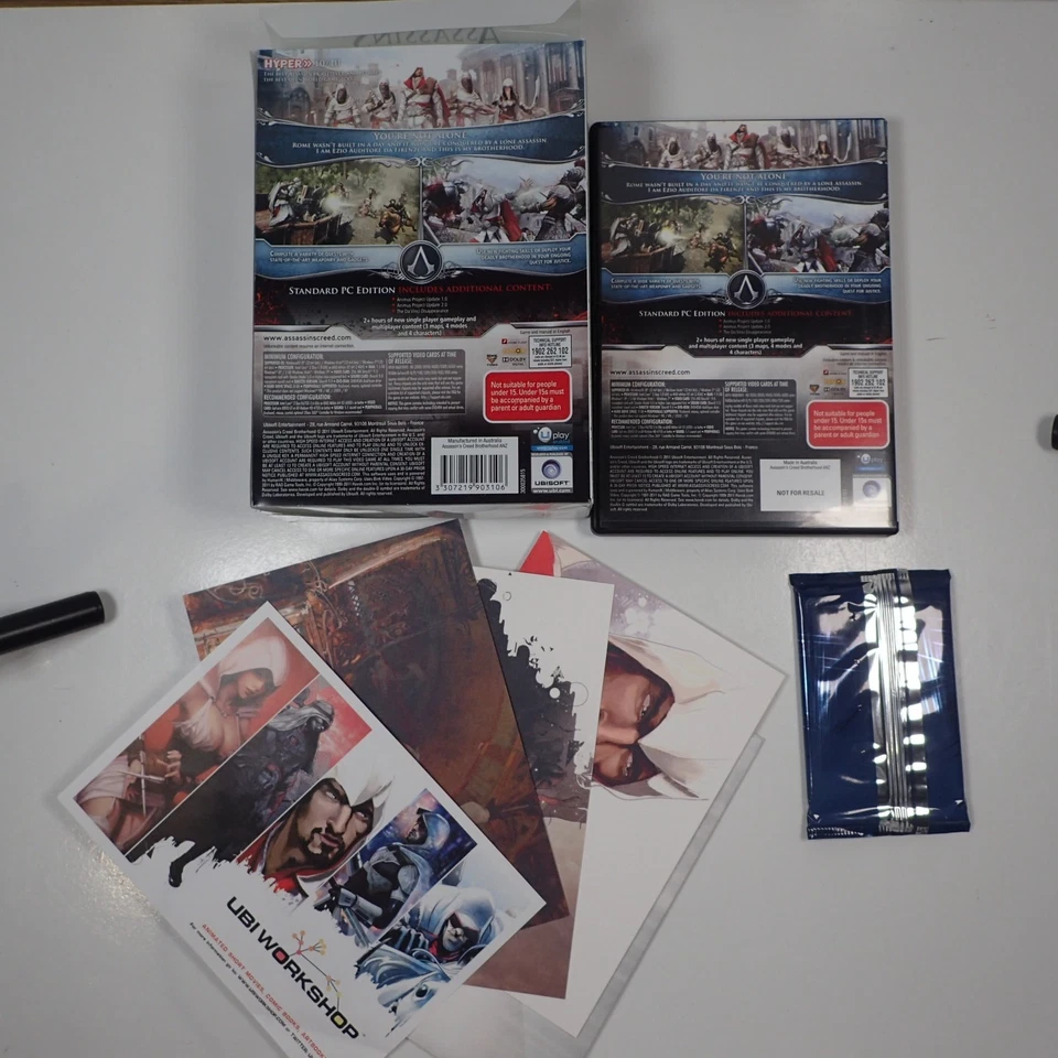 Assassins Creed Brotherhood Auditore Edition PC w/Sealed Booster pack - Image 2 of 2