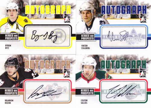09-10 ITG Byron Bitz Auto Heroes & Prospects Autograph - Picture 1 of 1