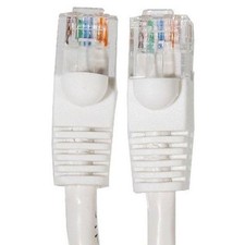 Ethernet Network Patch Cat6 Cable 25ft - White