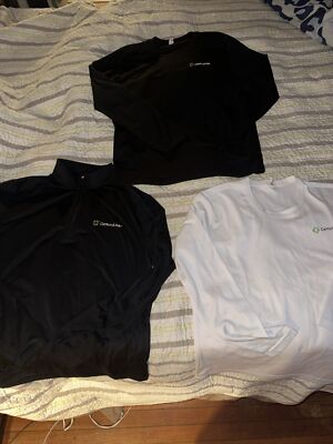 3 Men s Century Link Employee Dry Fit Preformance Tops Shirts M & L IT tech