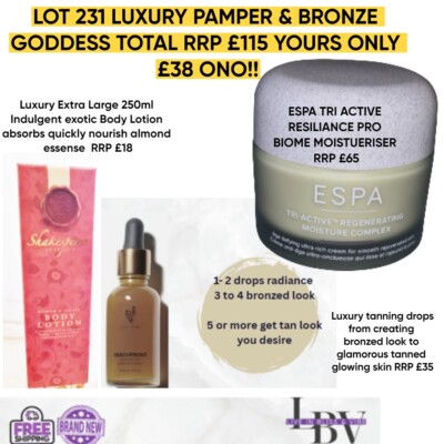 Beautypaket SET Haut- & Körperpflege Luxus ESPA Tri-Active Regen Complex UVP 115£