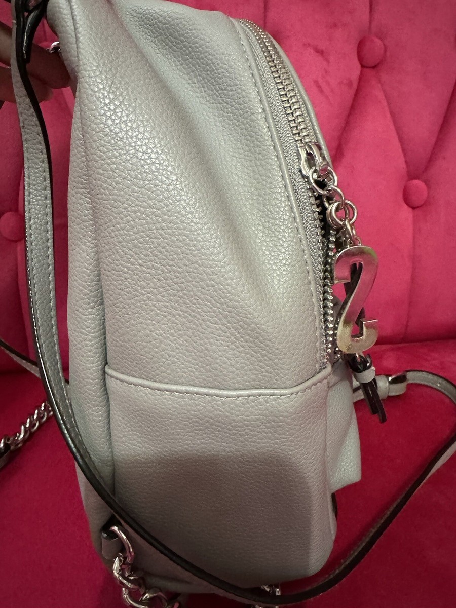 Victoria’s Secret City Backpack & Large Zip Wallet Gray Silver Victoria main image 2