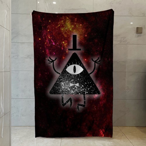 Gravity Falls Bill Code Fleece Blanket Cartoon Print Bed Blanket Sofa Blanket - Picture 6 of 54