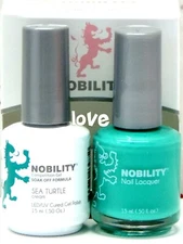NOBILITY Gel Nail Polish 0.5fl.oz UV/LED Gel Color Duo NBCS167- Sea Turtle