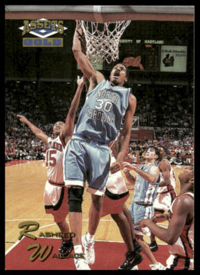 Rasheed Wallace Rookie RC 1995 Classic Assets Gold #32 Tar Heels / Bullets