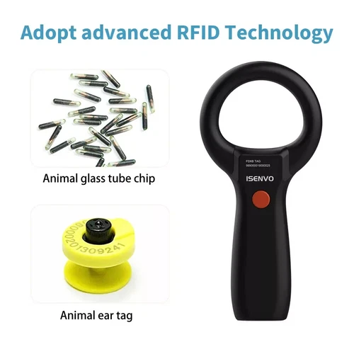 Pet Dog Cat Microchip ID Reader 134.2Khz RFID Bluetooth Animal Tag Scanner ISO - Bild 5 von 12