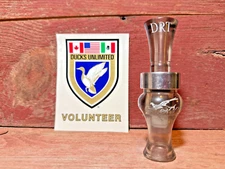 Echo Calls Acrylic DRT Double Reed Timber Mallard Hen Duck Call--Smoke