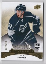 2015-16 Upper Deck Ice Exquisite Collection Rookies Nick Shore Rookie 122/399