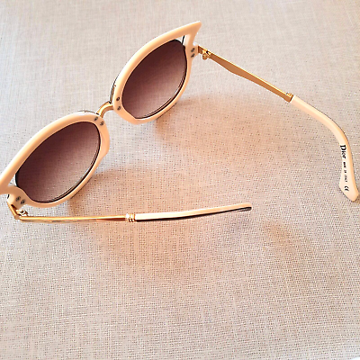 Christian Dior Sunglasses,Women,Cat-Eye Brown/Beige,Oversized Chromtic 61{ }16 Christian Dior Sunglasses,Women,Cat-Eye Brown/Beige,Oversized Chromtic 61{ }16
