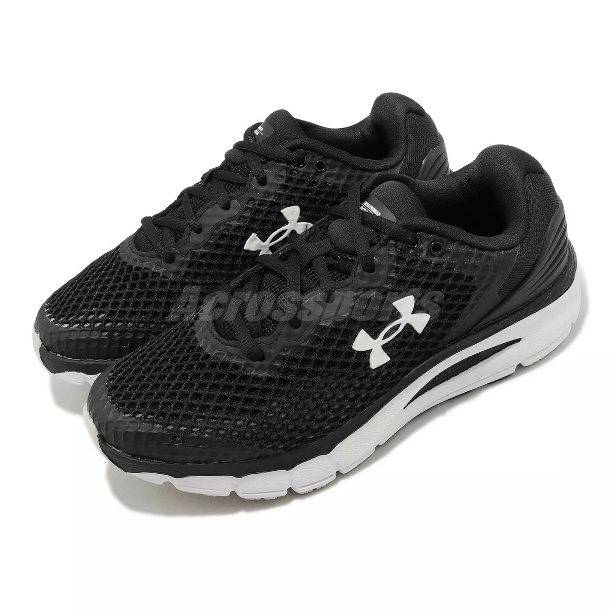 Under Armour Charged Intake 5 UA Black White Women Running Sports