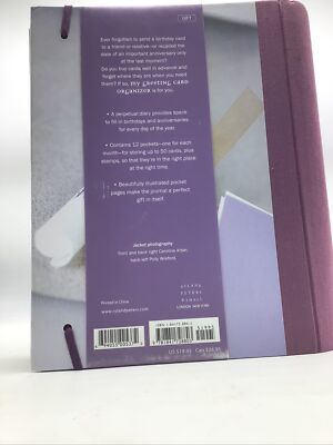 Ryland Peters My Greeting Card Organizer & Address Book Binder Dividers  Pockets | eBay