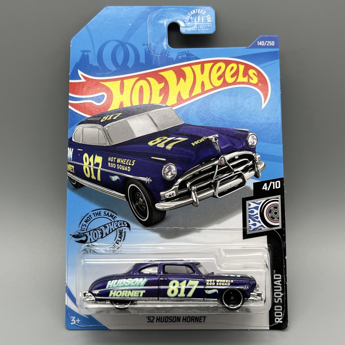 Hot Wheels '52 Hudson Hornet Purple 140/250 Rod Squad Free