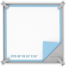 Pee Pad Holder, Fits up to 24" X 24" Training Pads, Silicone Non-Slip Dog Potty