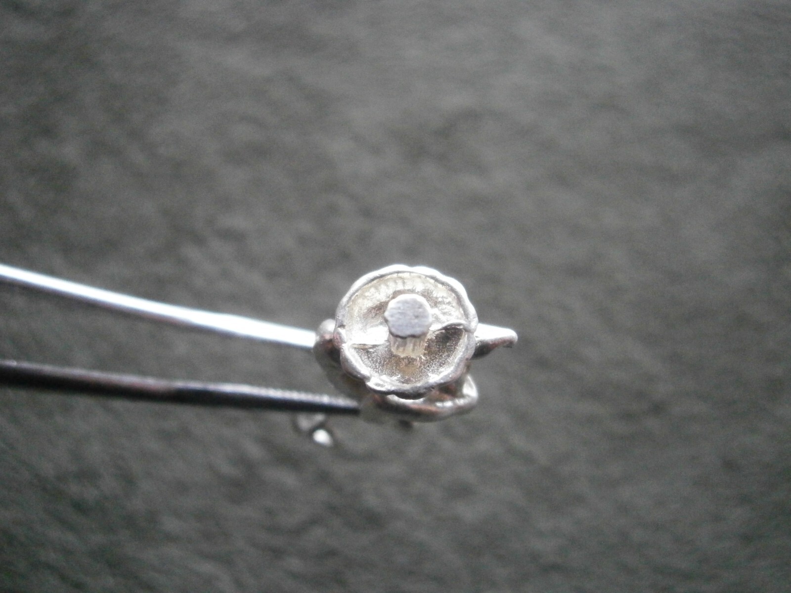 Large Cornish Pixie Piskie Toadstool Vtg Sterling… - image 7