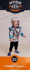 Hyde and Eek Toddler Robot Halloween Costume with Headpiece 6-12 M