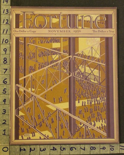 1930 VINTAGE COVER LITHO ART DEWEY ARCHITECTURE BUILDING STADIUM VO008