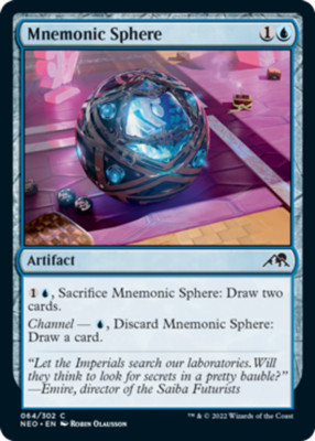 Kamigawa, Neon Destiny - Mnemonic Sphere - Foil