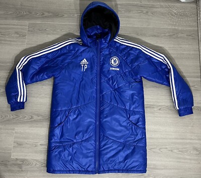 Adidas Chelsea FC 2011/2012 Blue Long Training Staff Issue Puffer Jacket  2XL UK