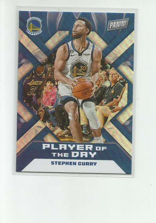 2022-23 PANINI PLAYER OF THE DAY HOLO #46 STEPHEN CURRY